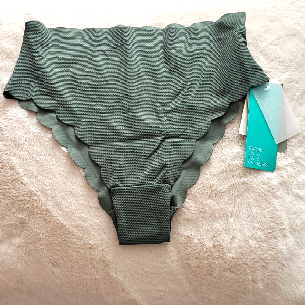 H&M khaki bikini bottom